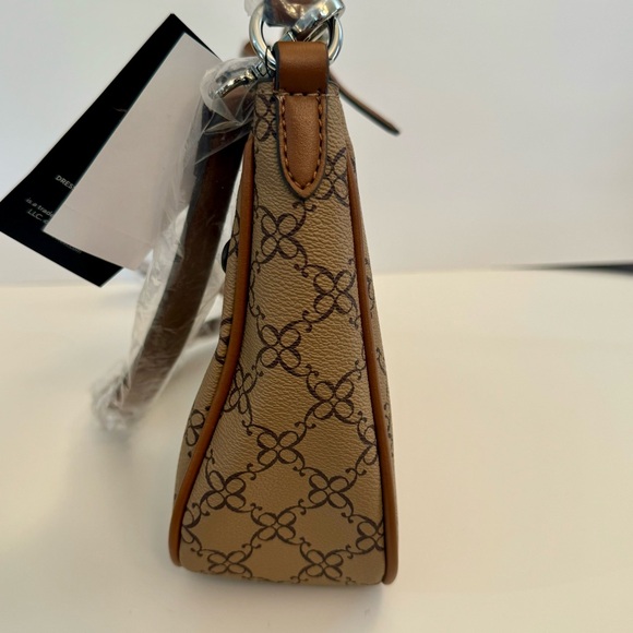 NWT. Nine West Collette Mini tan and brown shoulder crossbody bag - Picture 8 of 15
